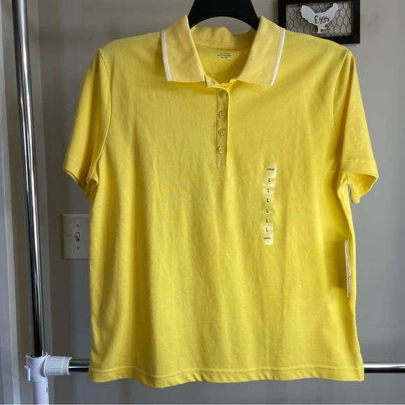 Kim Rogers Yellow Large Cotton Shirt - Picture 1 of 4
